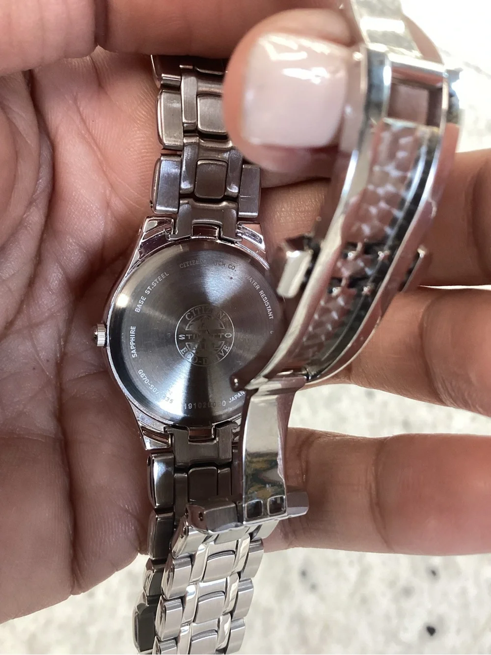 Citizen bezel sparkling slim
